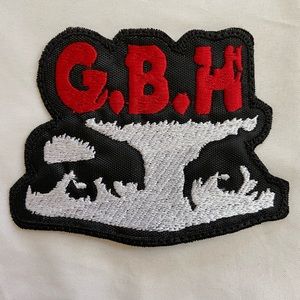 Vintage GBH Punk Rock Patches